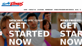 What Familyfitnesscenters.net website looked like in 2017 (6 years ago)