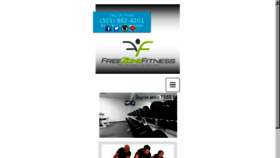 What Freezonefitness.com website looked like in 2017 (6 years ago)