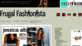 What Frugal-fashionistas.com website looked like in 2017 (6 years ago)
