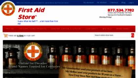 What Firstaidstore.com website looked like in 2017 (6 years ago)