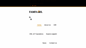 What Famfa.com website looked like in 2017 (6 years ago)