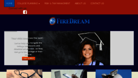 What Firedream.com website looked like in 2017 (6 years ago)