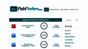 What Fishfinders.info website looked like in 2017 (6 years ago)