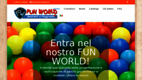 What Fun-world.it website looked like in 2017 (6 years ago)