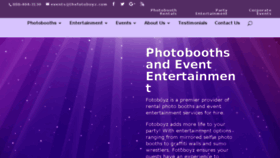 What Fotoboyzphotobooth.com website looked like in 2017 (6 years ago)