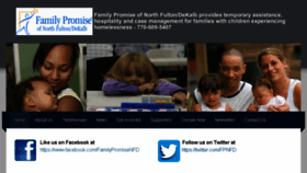 What Familypromisenfd.org website looked like in 2017 (6 years ago)