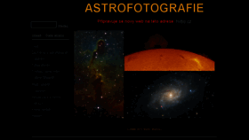 What Foto.astronomy.cz website looked like in 2017 (6 years ago)