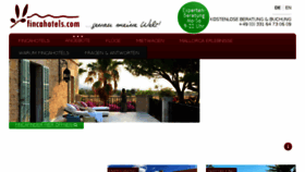 What Fincahotels.com website looked like in 2017 (6 years ago)