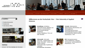 What Fh-trier.de website looked like in 2017 (6 years ago)