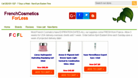 What Frenchcosmeticsforless.com website looked like in 2017 (6 years ago)