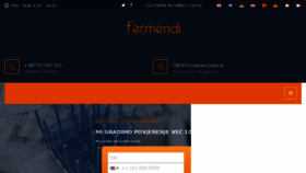 What Fermendi.ba website looked like in 2017 (6 years ago)
