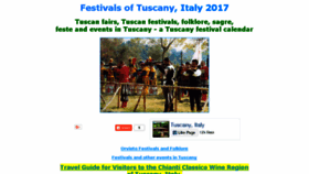 What Festivals-of-tuscany.com website looked like in 2017 (6 years ago)