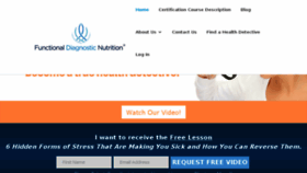 What Functionaldiagnosticnutrition.com website looked like in 2017 (6 years ago)