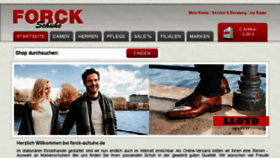 What Forck-schuhe.de website looked like in 2017 (6 years ago)