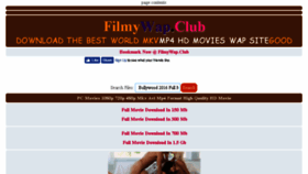 What Filmywap.club website looked like in 2017 (6 years ago)