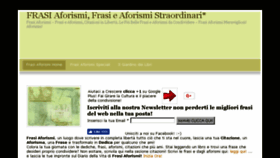 What Frasiaforismi.com website looked like in 2017 (7 years ago)
