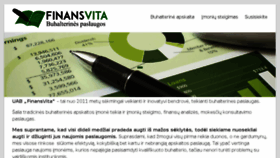 What Finansvita.lt website looked like in 2017 (6 years ago)