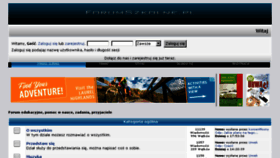 What Forumszkolne.pl website looked like in 2017 (6 years ago)