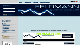 What Feldmannlampen.de website looked like in 2017 (6 years ago)