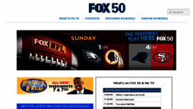 What Fox50.com website looked like in 2017 (6 years ago)