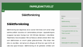What Familjeaktuellt.se website looked like in 2017 (6 years ago)