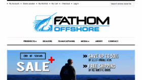 What Fathomoffshore.com website looked like in 2017 (6 years ago)