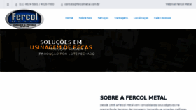 What Fercolmetal.com.br website looked like in 2017 (6 years ago)