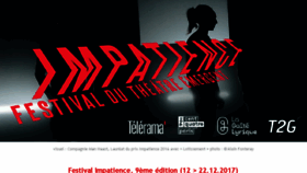 What Festivalimpatience.fr website looked like in 2017 (6 years ago)