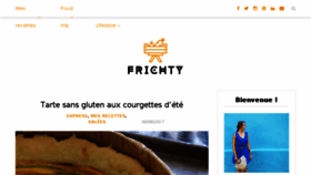 What Frichty.com website looked like in 2017 (6 years ago)