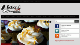 What Fictionalfood.net website looked like in 2017 (6 years ago)