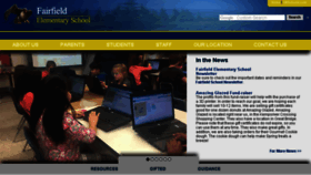 What Fairfieldes.vbschools.com website looked like in 2017 (6 years ago)