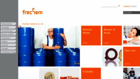 What Frechem.de website looked like in 2017 (6 years ago)