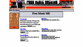 What Free-music.me.uk website looked like in 2017 (6 years ago)