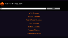 What Famousthemes.com website looked like in 2017 (6 years ago)
