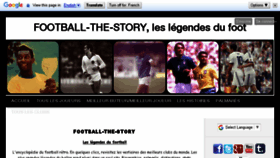What Football-the-story.com website looked like in 2017 (6 years ago)