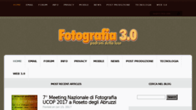 What Fotografia30.it website looked like in 2017 (6 years ago)