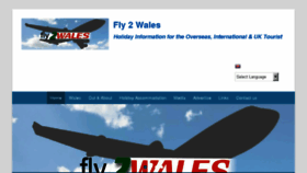 What Fly2wales.co.uk website looked like in 2017 (6 years ago)