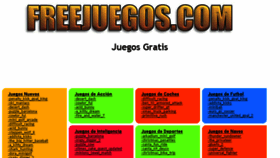 What Freejuegos.com website looked like in 2017 (6 years ago)
