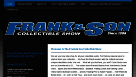 What Frankandsonshow.net website looked like in 2017 (6 years ago)