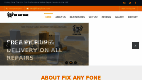 What Fixanyfone.com website looked like in 2017 (6 years ago)