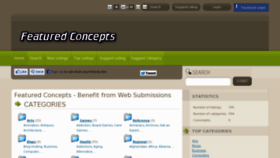 What Featuredconcepts.com website looked like in 2017 (6 years ago)