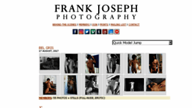What Frankjosephphotography.com website looked like in 2017 (6 years ago)