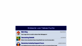 What Fuchsi.de website looked like in 2017 (6 years ago)