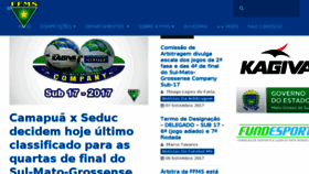 What Futebolms.com.br website looked like in 2017 (6 years ago)