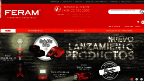 What Feram.cl website looked like in 2017 (6 years ago)