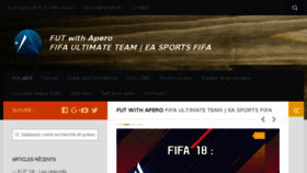 What Futwithapero.com website looked like in 2017 (6 years ago)