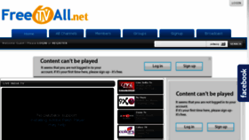 What Freetvall.net website looked like in 2017 (6 years ago)