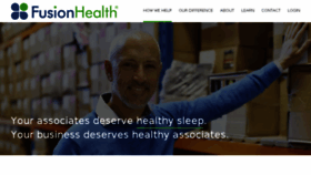 What Fusionhealth.com website looked like in 2017 (6 years ago)