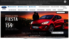 What Ford.fr website looked like in 2017 (6 years ago)