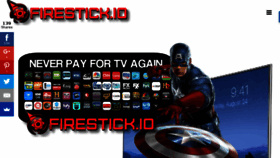 What Firestick.io website looked like in 2017 (6 years ago)